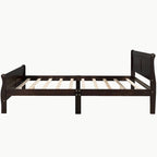 Lit plateforme en bois pleine, grand ou double.
