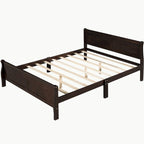 Lit plateforme en bois pleine, grand ou double.