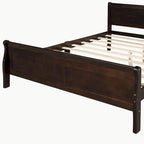 Lit plateforme en bois pleine, grand ou double.
