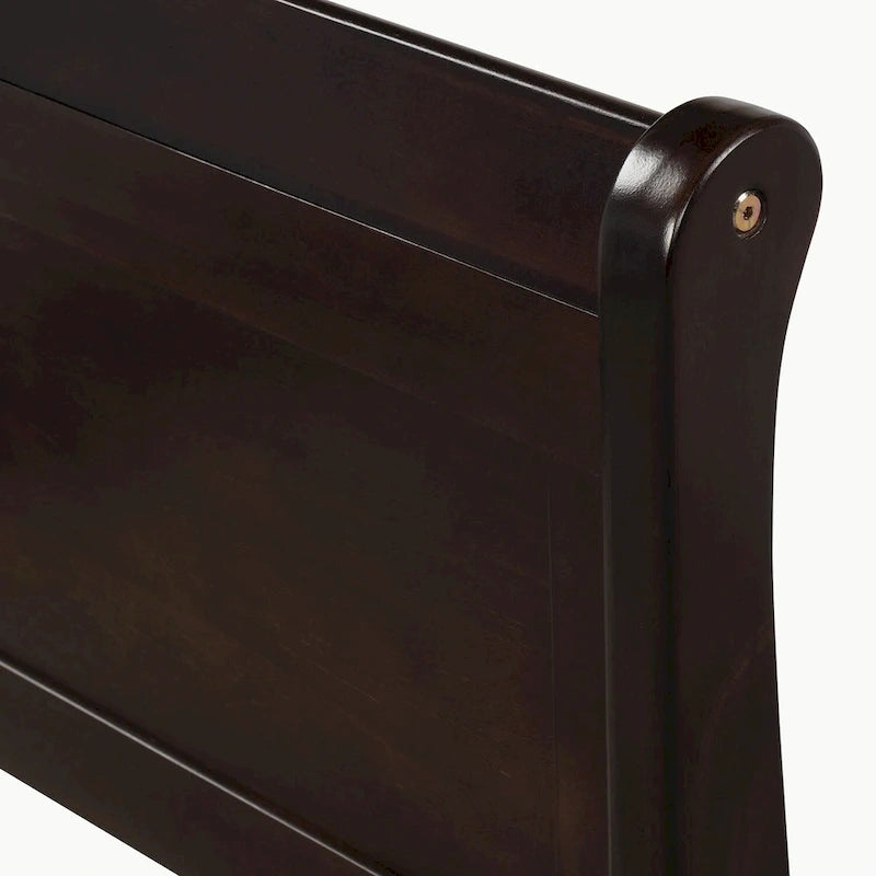 Lit plateforme en bois pleine, grand ou double.