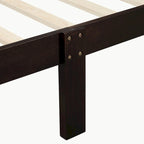 Lit plateforme en bois pleine, grand ou double.