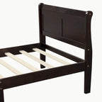 Lit plateforme en bois pleine, grand ou double.