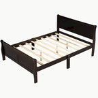 Lit plateforme en bois pleine, grand ou double.