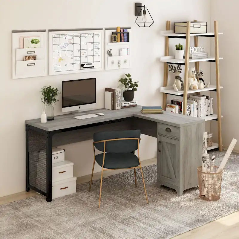 Bureau d'angle DH BASIC Farmhouse 61 pouces par