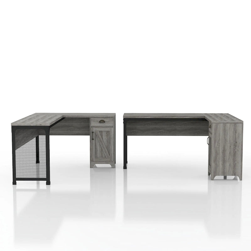 Bureau d'angle DH BASIC Farmhouse 61 pouces par