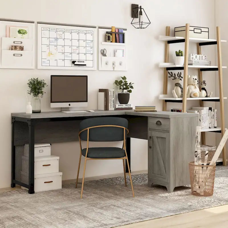 Bureau d'angle DH BASIC Farmhouse 61 pouces par