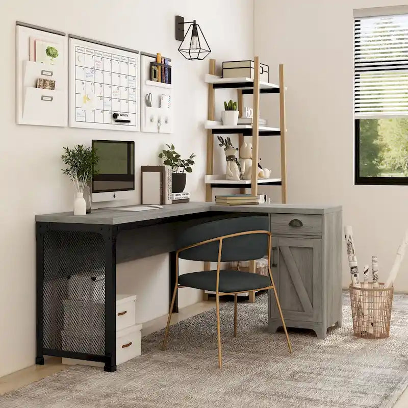 Bureau d'angle DH BASIC Farmhouse 61 pouces par