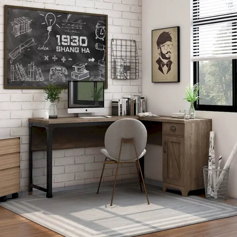 Bureau d'angle DH BASIC Farmhouse 61 pouces par