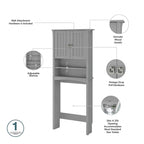 Meuble de rangement Salinas pour toilettes par