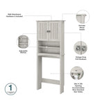 Meuble de rangement Salinas pour toilettes par