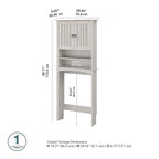 Meuble de rangement Salinas pour toilettes par