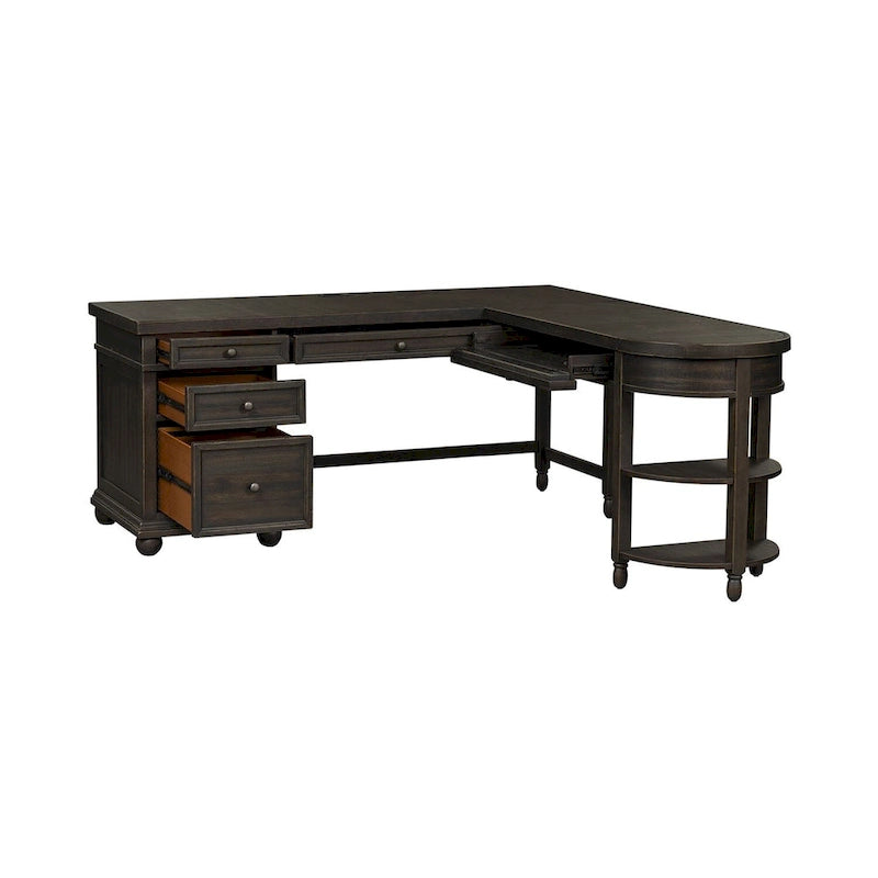 Ensemble de bureau en forme de L Harvest Home Chalkboard Opt