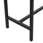 Console/Table basse moderne en métal industriel/MDF