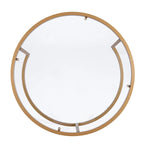 Lot de 2 tables basses gigognes Grant Round Gold