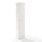Meuble haut de salle de bain en lin, style bord de mer, blanc vieilli