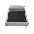 Fauteuil de repos pliant avec pieds escamotables et coussin de dossier – 75,5P x 41L x 30H