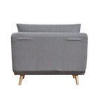 Fauteuil de repos pliant avec pieds escamotables et coussin de dossier – 75,5P x 41L x 30H