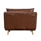 Fauteuil de repos pliant avec pieds escamotables et coussin de dossier – 75,5P x 41L x 30H