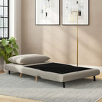 Fauteuil de repos pliant avec pieds escamotables et coussin de dossier – 75,5P x 41L x 30H