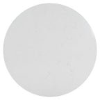 Table basse ronde à 2 niveaux en marbre Couture Aive - 35 po L x 35 po P x 17 po H - 35L x 35P x 17H