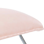 Fauteuil d'appoint en similicuir d'inspiration scandinave LUE BONA avec dossier réglable - 80 H x 56,4 L x 60 P cm