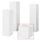 Support à fleurs cubique, design d'intérieur, cube de présentation décoratif, colonne de mariage, centre de table, présentoir à fleurs