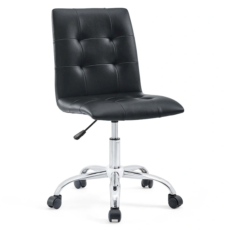 Chaise de bureau Prim sans accoudoirs à dossier mi-hauteur