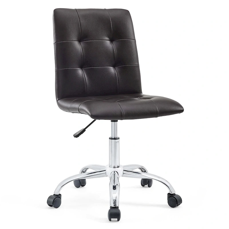 Chaise de bureau Prim sans accoudoirs à dossier mi-hauteur