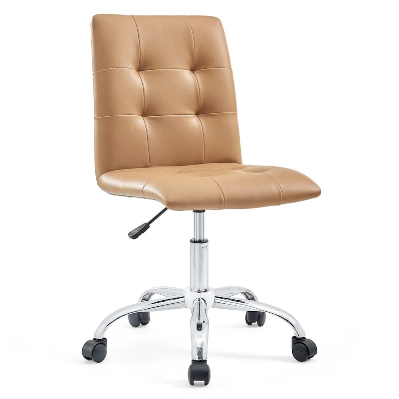 Chaise de bureau Prim sans accoudoirs à dossier mi-hauteur