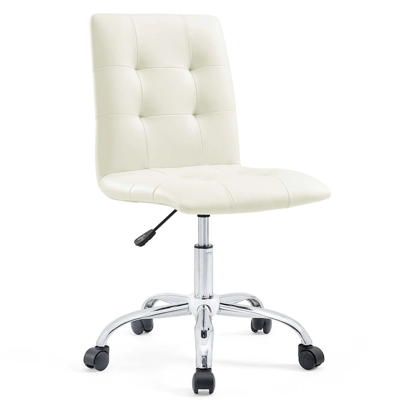 Chaise de bureau Prim sans accoudoirs à dossier mi-hauteur