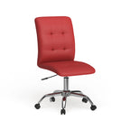Chaise de bureau Prim sans accoudoirs à dossier mi-hauteur