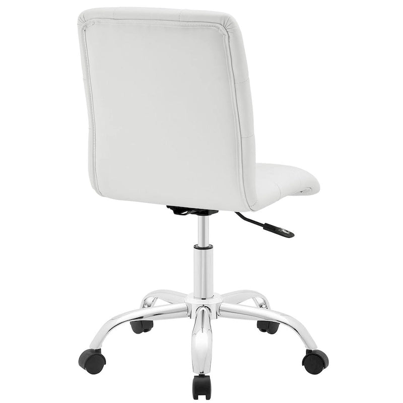 Chaise de bureau Prim sans accoudoirs à dossier mi-hauteur