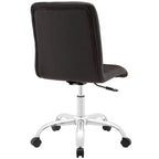 Chaise de bureau Prim sans accoudoirs à dossier mi-hauteur