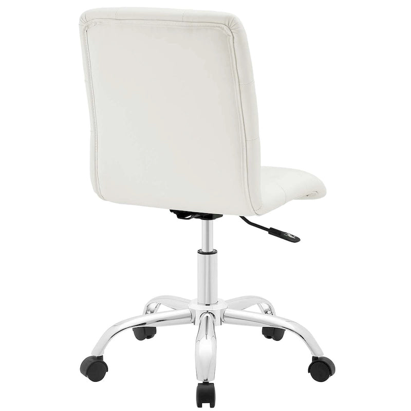 Chaise de bureau Prim sans accoudoirs à dossier mi-hauteur