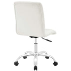 Chaise de bureau Prim sans accoudoirs à dossier mi-hauteur