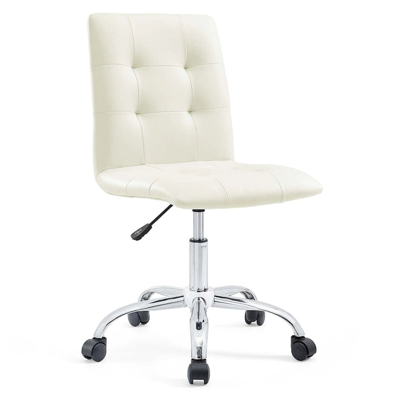 Chaise de bureau Prim sans accoudoirs à dossier mi-hauteur