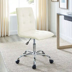 Chaise de bureau Prim sans accoudoirs à dossier mi-hauteur