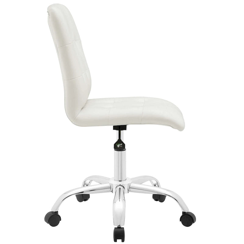 Chaise de bureau Prim sans accoudoirs à dossier mi-hauteur