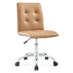 Chaise de bureau Prim sans accoudoirs à dossier mi-hauteur