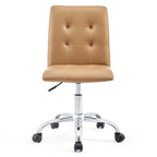Chaise de bureau Prim sans accoudoirs à dossier mi-hauteur