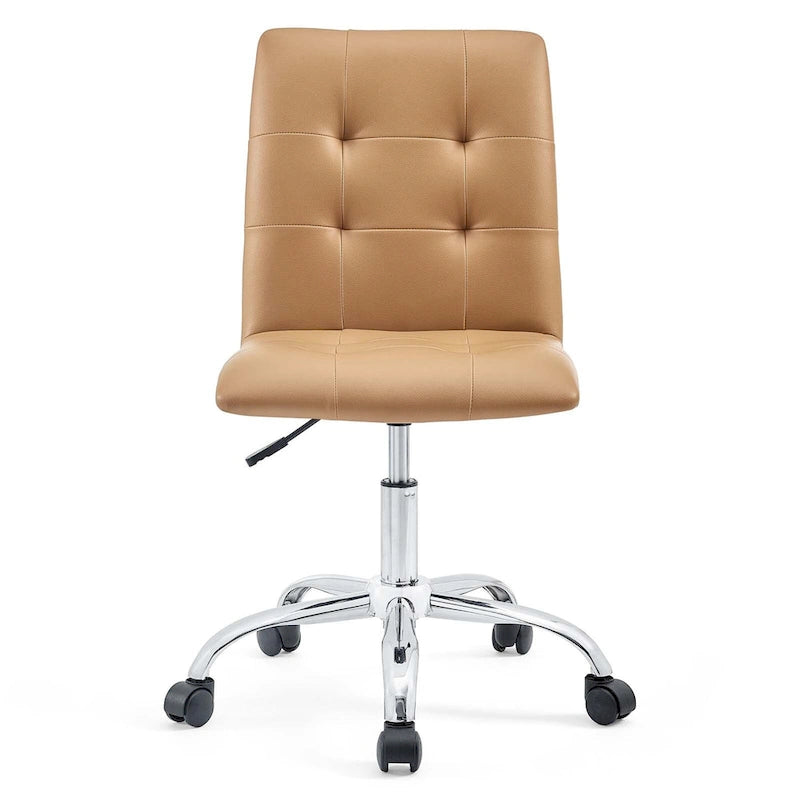 Chaise de bureau Prim sans accoudoirs à dossier mi-hauteur