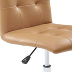 Chaise de bureau Prim sans accoudoirs à dossier mi-hauteur