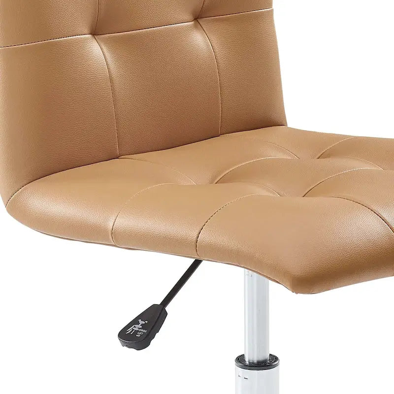 Chaise de bureau Prim sans accoudoirs à dossier mi-hauteur