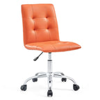 Chaise de bureau Prim sans accoudoirs à dossier mi-hauteur