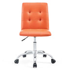 Chaise de bureau Prim sans accoudoirs à dossier mi-hauteur