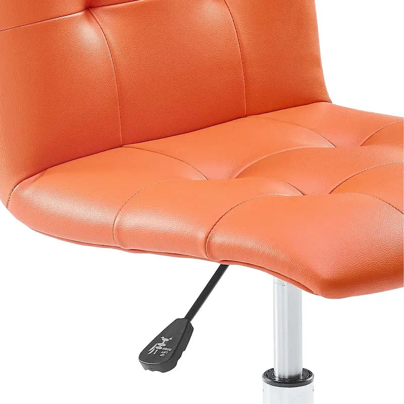 Chaise de bureau Prim sans accoudoirs à dossier mi-hauteur