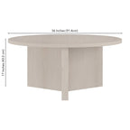 Table basse ronde Anders de 36 po de largeur - 36 po de largeur