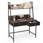 Bureau d'ordinateur, bureau de télétravail avec prise de courant, table d'étude/d'écriture