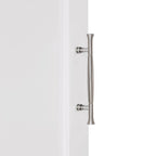 Armoire de rangement à deux portes RiverRidge Somerset avec tiroir et étagère réglable pour salle de bain et buanderie - Blanc - N/A
