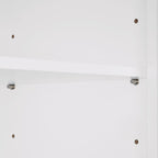 Armoire de rangement à deux portes RiverRidge Somerset avec tiroir et étagère réglable pour salle de bain et buanderie - Blanc - N/A